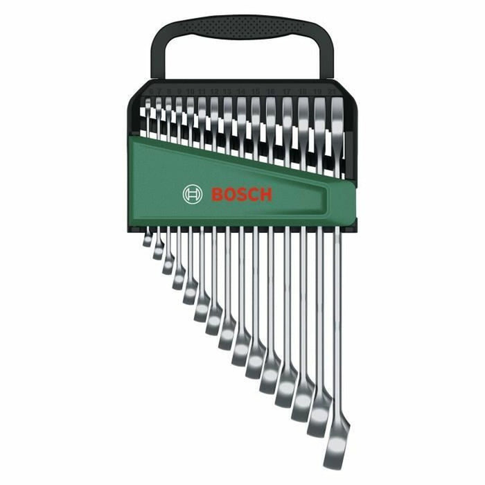 Combination spanner set BOSCH 6-21 mm 15 Pieces