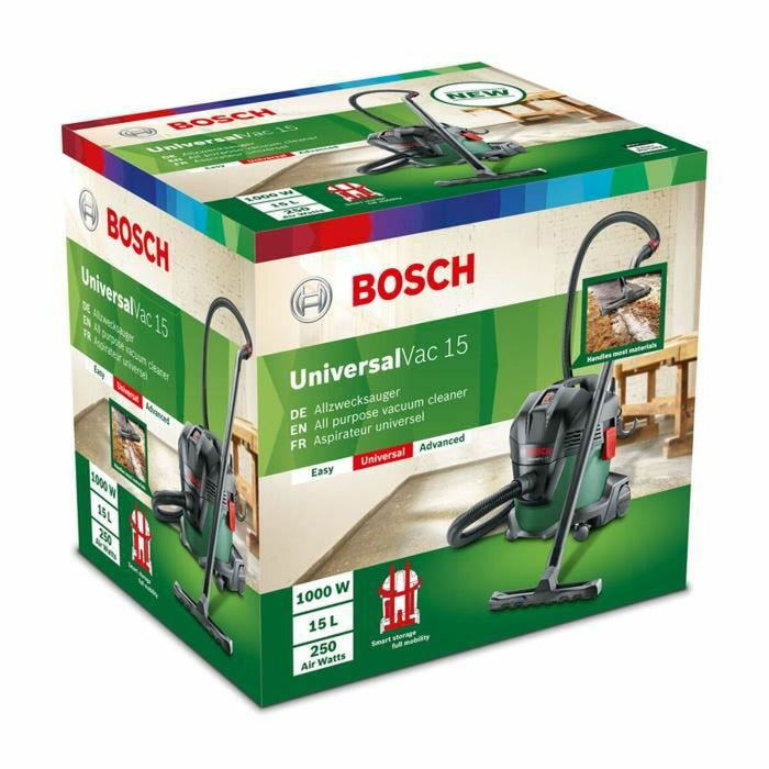Wet and dry vacuum cleaner BOSCH Universalvac 15 1000 W 26 kPa 15 L 65 L