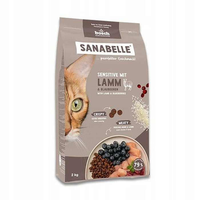 Cat food BOSCH Sanabelle Life Sensitive Lamb 8 kg Adults