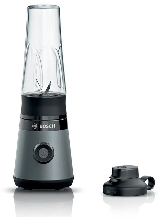 Блендер Bosch - MMB2111S, 0.6 l, 1 степен, 450W, сив/черен