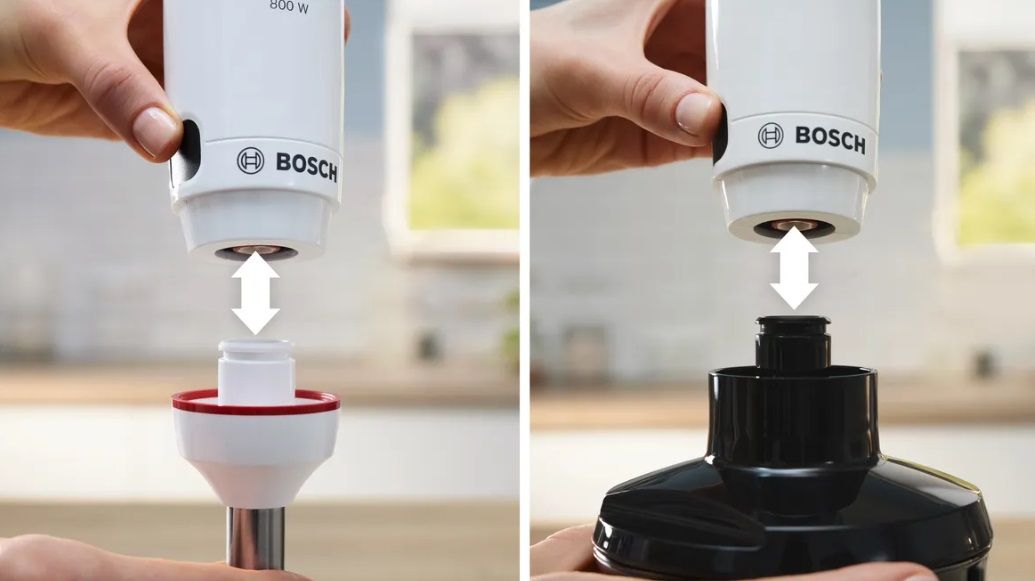 Bosch MSM4W410, SER4, Blender, ErgoMaster, 800 W, Dynamic Speed Control, QuattroBlade System, Included Blender & Measuring cup, White