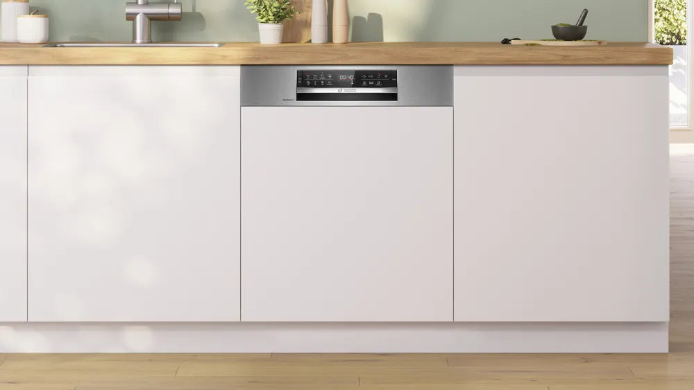 Bosch SMI6ZCS16E, SER6, Intelligent dishwasher integrated, B, Zeolith,  9,0l, 14ps, 8p/5o, 40dB(B), Silence 39dB, 3rd drawer, Extra Clean Zone, display, PerfectDry, HC, interior light