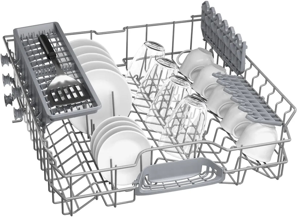 Bosch SMV2ITX09E, SER2, Dishwasher fully integrated, E, Polinox, 9,5l, 13ps, 5p/5o, 46dB(C), display, SpeedPerfect, Height Adjustable Top Basket, HC