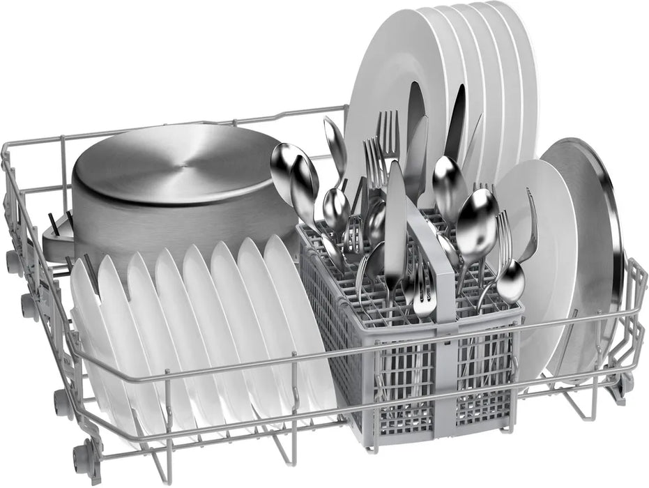 Bosch SMV2ITX09E, SER2, Dishwasher fully integrated, E, Polinox, 9,5l, 13ps, 5p/5o, 46dB(C), display, SpeedPerfect, Height Adjustable Top Basket, HC