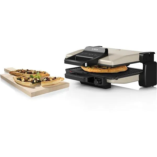 Bosch TCG3302, Contact grill 3 in 1, 2000 W,  Removable aluminum grill plates with non-stick ceramic coating, silver