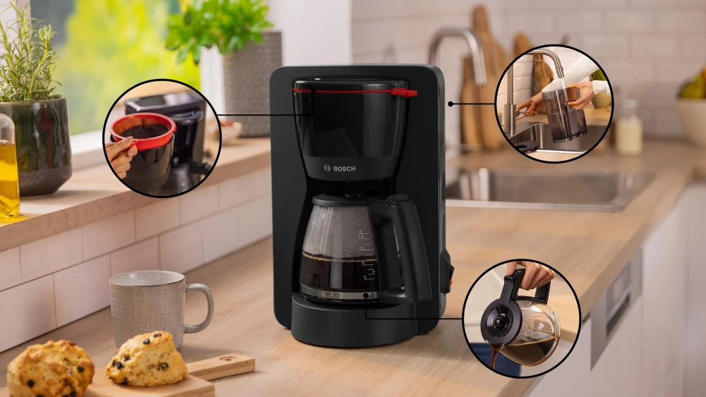 Bosch TKA2M113, Coffee maker, MyMoment, Black