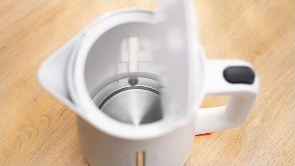 Bosch TWK4M221, MyMoment Plastic Kettle, 2400 W, 1.7 l, Interior light, Cup indicator, Limescale filter, Triple safety function, White