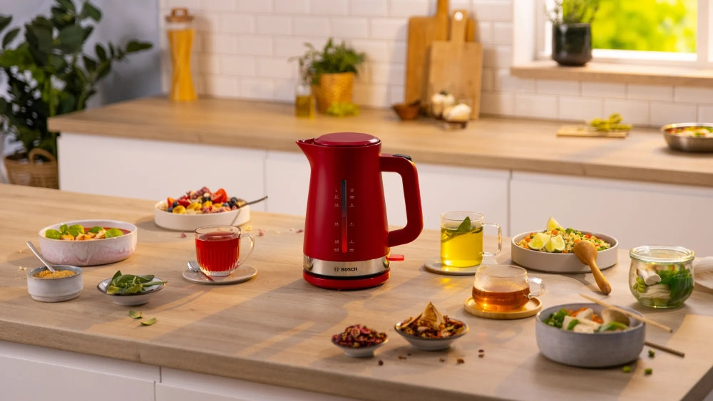 Electric kettle BOSCH MYMOMENT TWK4M224 RED, 2400 W, 1.70 L