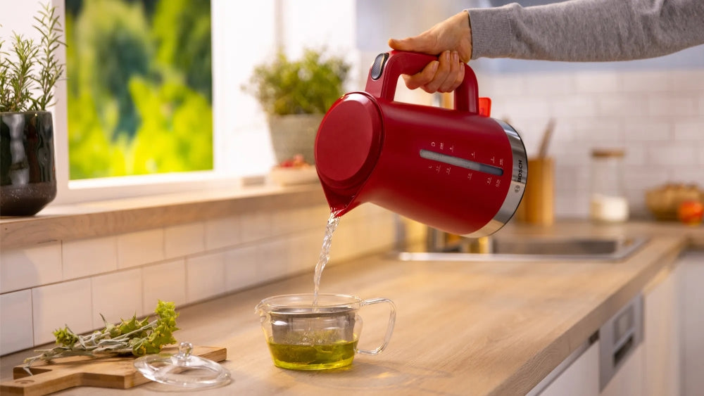 Electric kettle BOSCH MYMOMENT TWK4M224 RED, 2400 W, 1.70 L