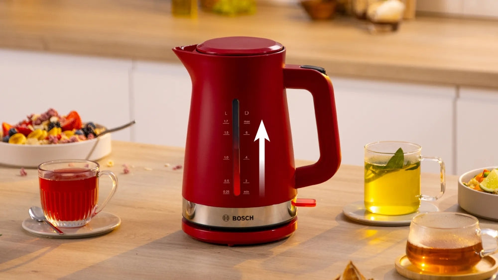 Electric kettle BOSCH MYMOMENT TWK4M224 RED, 2400 W, 1.70 L