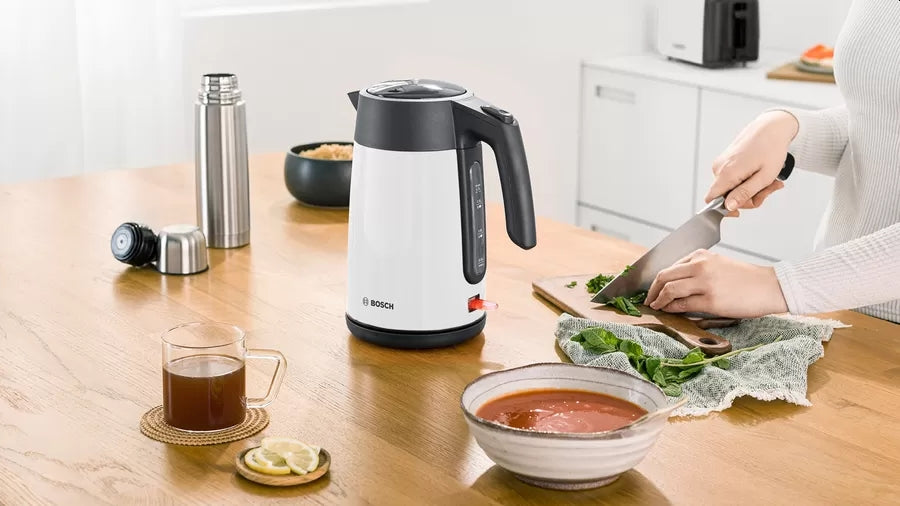 Bosch TWK7L461, Kettle, 2400 W, 1.7 l, White