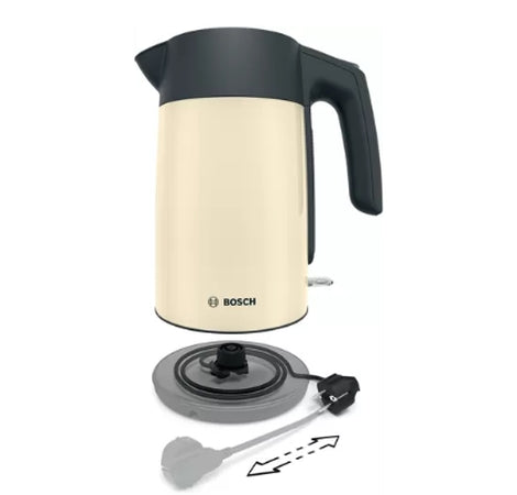 Bosch TWK7L467, Kettle, 2000-2400 W, 1.7 l,  Cup indicator, Triple safety function, Beige