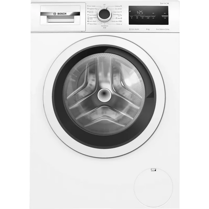 Bosch WAN24170BY, SER4 Washing machine 8kg, A, 1200rpm, 71dB(A), Iron Assist, ActiveWater Plus, Extra charge function, EcoSilence Drive, White