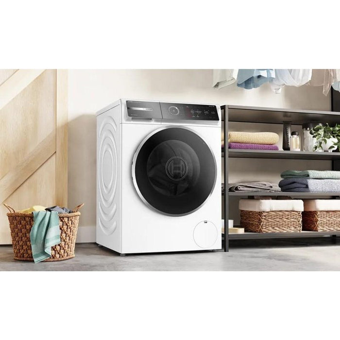 Bosch WGB244A2BY, SER8, Washing machine 9kg, A-50%, 1400rpm, 47/71dB(A), i-DOS, 4D Wash, HC, Iron Assist, AntiStain Plus, AquaStop, Interior light, waveDrum 65l, chrome-blackgrey door