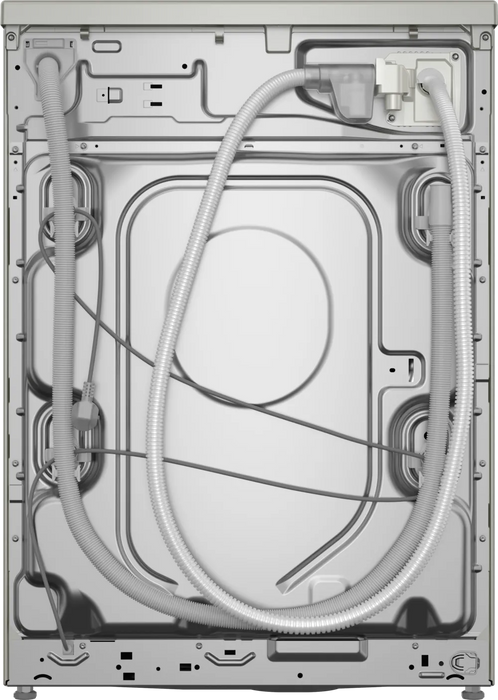 Washing machine BOSCH WGB2560X1, 10 kg, 1600 rpm. Silver stainless steel