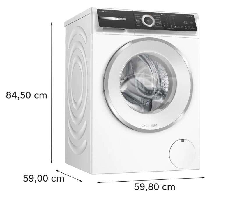 Washing machine BOSCH WGH256A0BY 10.0 kg, 1600 rpm, INVERTER MOTOR