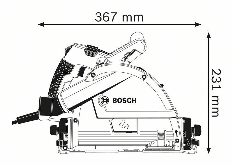 Circular saw BOSCH 0601675001 1400 W 230 V 165 mm