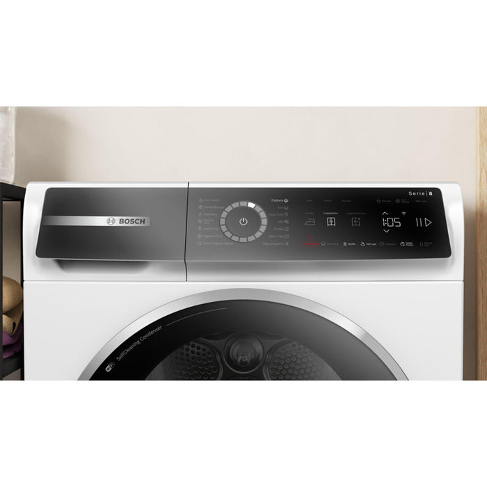 Dryer BOSCH WQB246CNBY, 9 kg, Heat pump, Auto Dry, SelfCleaning Condenser