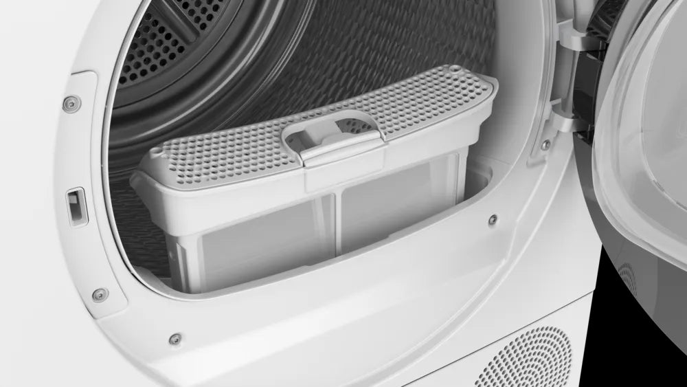 Dryer BOSCH WQG14590BY, 9 kg, Heat pump, SelfCleaning, Iron Assist