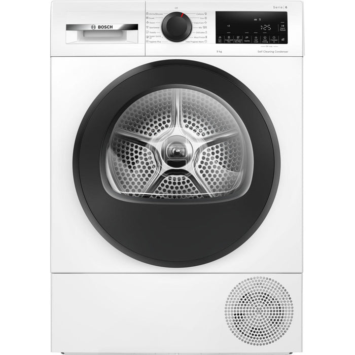 Dryer BOSCH WQG24501BY, 9 kg, Heat pump, SelfCleaning