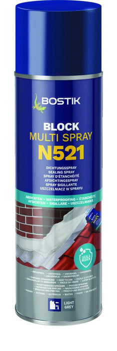 LIQUID RUBBER SPRAY LEAKS/GROUTS N521 500ML