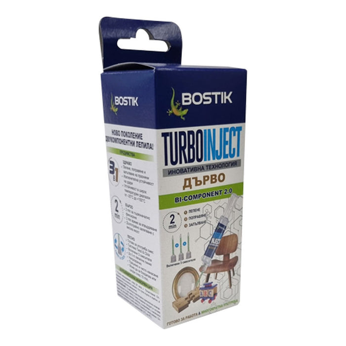 WOOD GLUE 10 G 3 TIPS BOSTIK TURBO INJECT