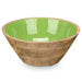 Bowl Gift Decor Green 24,3 x 10,5 x 24,3 cm (6 Units) - Декорация и Осветление<<<Дом Градина<<<BigBuy&&&Други артикули