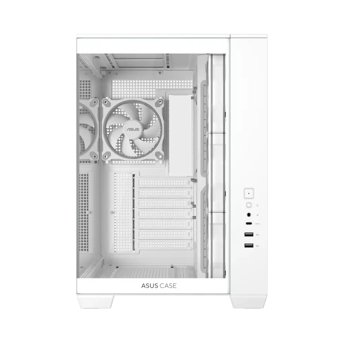 Box ASUS A32 PLUS Tempered Glass + 4 ARGB Fans - White - Кутии за компютри<<<Компютърни компоненти<<<ValiAPI