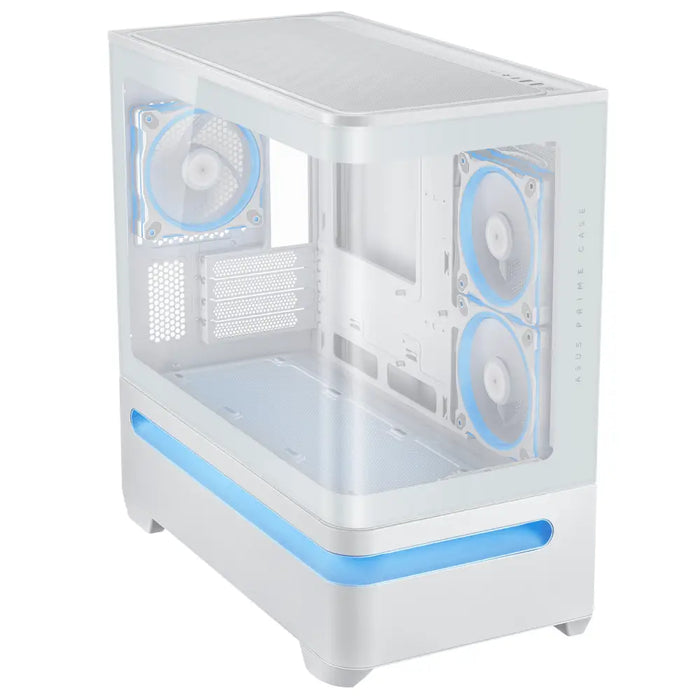 Box ASUS Prime AP202 ARGB mATX + 3 ARGB Fans - White - Кутии за компютри<<<Компютърни компоненти<<<ValiAPI&&&Системни