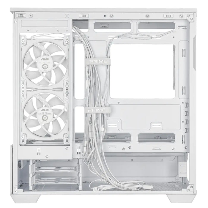 Box ASUS Prime AP202 ARGB mATX + 3 ARGB Fans - White - Кутии за компютри<<<Компютърни компоненти<<<ValiAPI&&&Системни