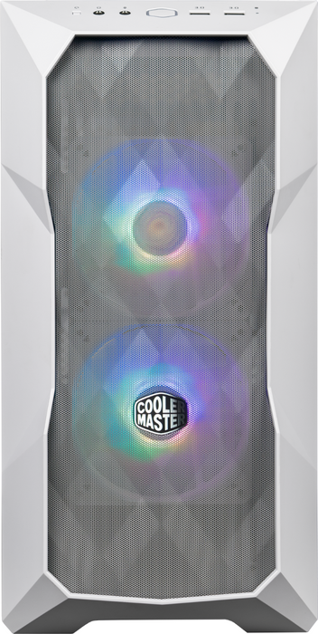 Box Cooler Master MasterBox TD300 Mesh White - Кутии за компютри<<<Компютърни компоненти<<<ValiAPI&&&Компютър Мрежи и