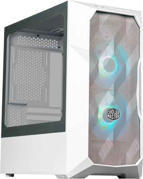Box Cooler Master MasterBox TD300 Mesh White - Кутии за компютри<<<Компютърни компоненти<<<ValiAPI&&&Компютър Мрежи и