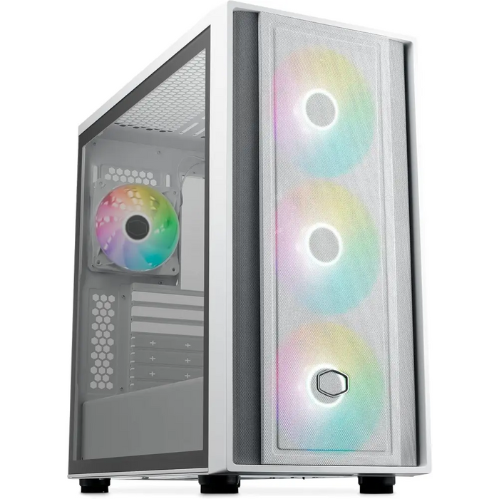 Box CoolerMaster MasterBox 600 - White ARGB - Кутии за компютри<<<Компютърни компоненти<<<ValiAPI&&&Компютър Мрежи и