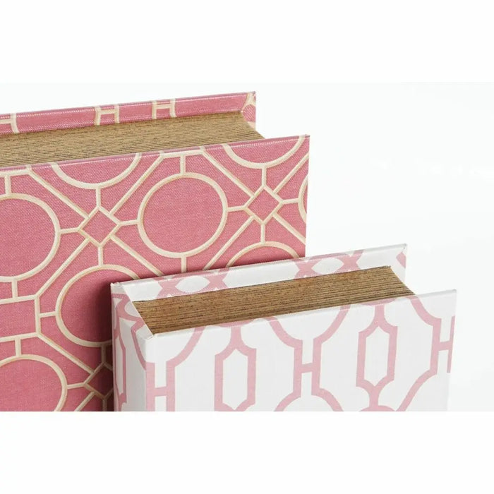 Box DKD Home Decor Book Canvas Wood 20 x 8 x 26 cm (2 Units) - Декорация и Осветление<<<Дом Градина<<<BigBuy&&&Други