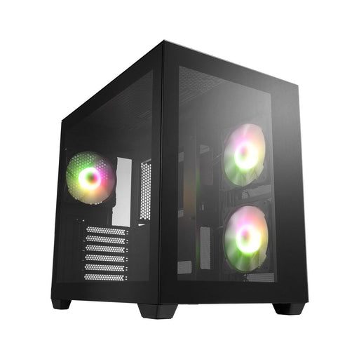 Box FSP CMT380 Black ARGB TG ATX Mid Tower Black - Кутии за компютри<<<Компютърни компоненти<<<ValiAPI