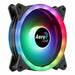 Box Ventilator Aerocool Duo 12 1000rpm (Ø 12 cm) RGB Ø 12 cm (1 Unit) - Охлаждане<<<Компютър Мрежи и