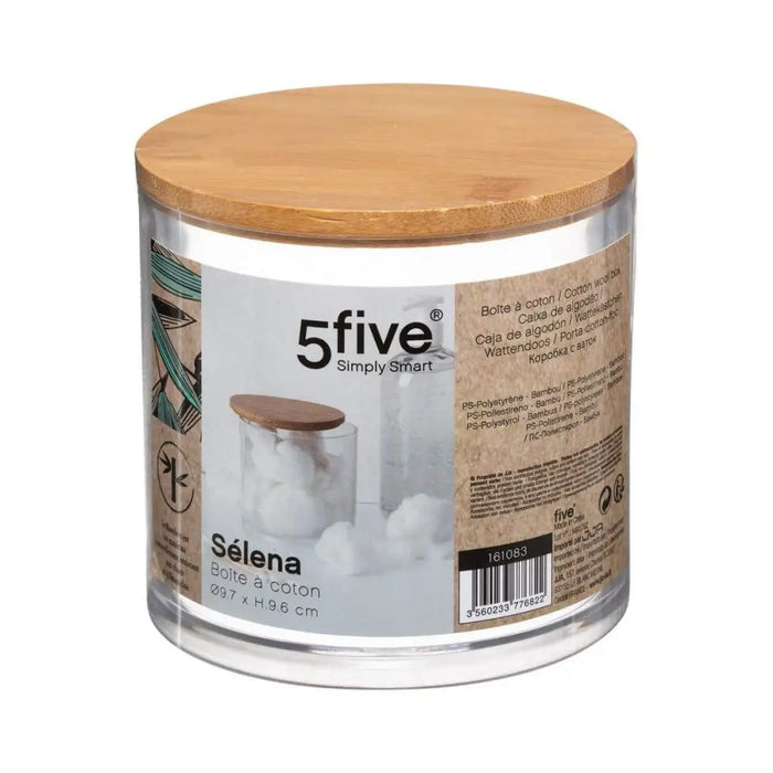Box with cover 5five Simply Smart Selena 9,7 cm - Баня<<<Дом Градина<<<BigBuy&&&Аксесоари и кранчета<<<Баня<<<Дом