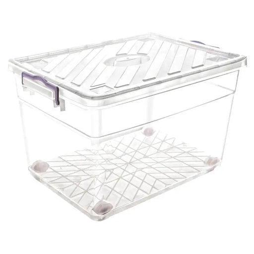 BOX WITH LID AND WHEELS 70L 61X41X36 CM KASTAMONU - Каси за съхранение<<<Домашни потреби<<<Кухня<<<Praktiker