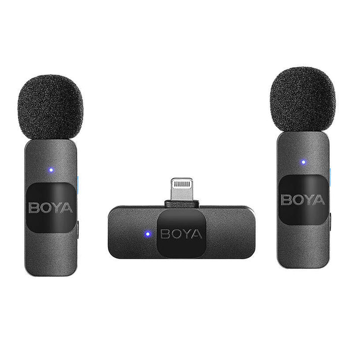 BOYA BY-V2 BOYA BY-V2 wireless microphone system for lapel and iOS devices