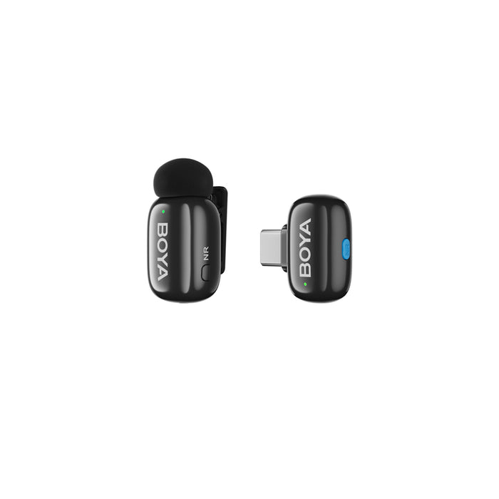 BOYA mini 2-01 wireless microphones 2.4GHz USB-C - black