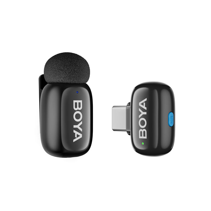BOYA mini 2-02 wireless microphones 2.4GHz USB-C - black