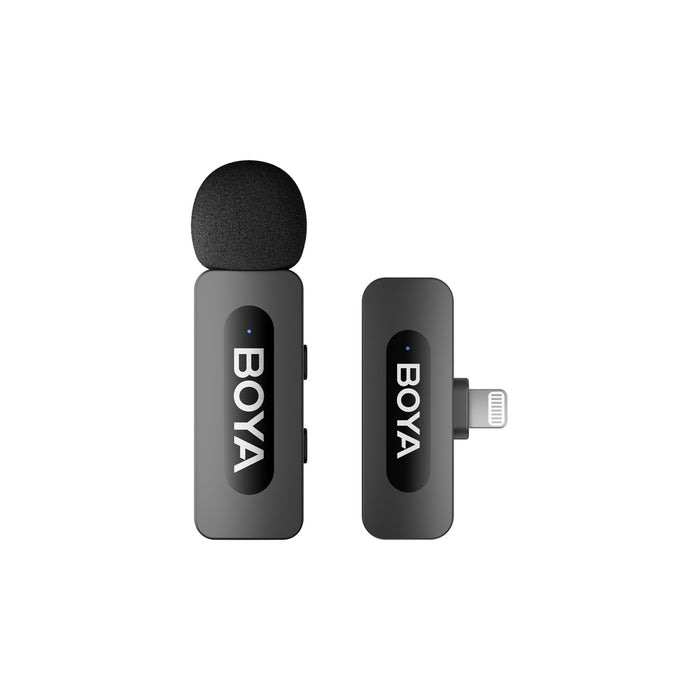 BOYA BY-V1 V2.0 Wireless Microphone 2.4GHz - Black