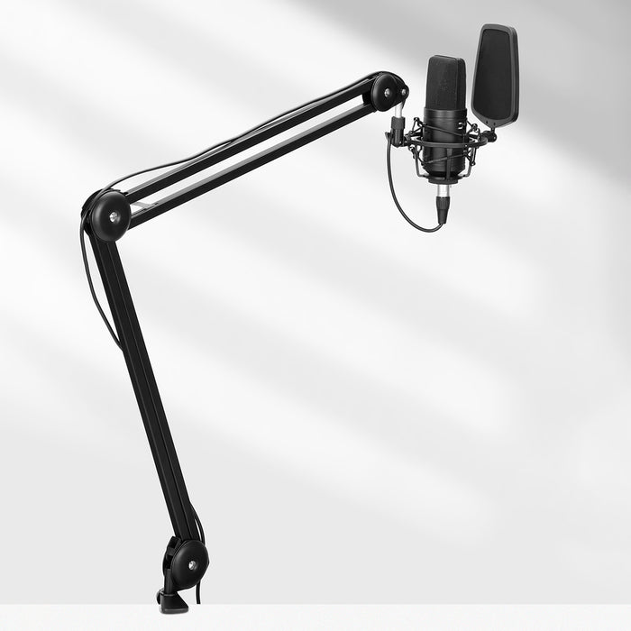 BOYA BY-BA20 adjustable desk microphone arm with shock absorption - black