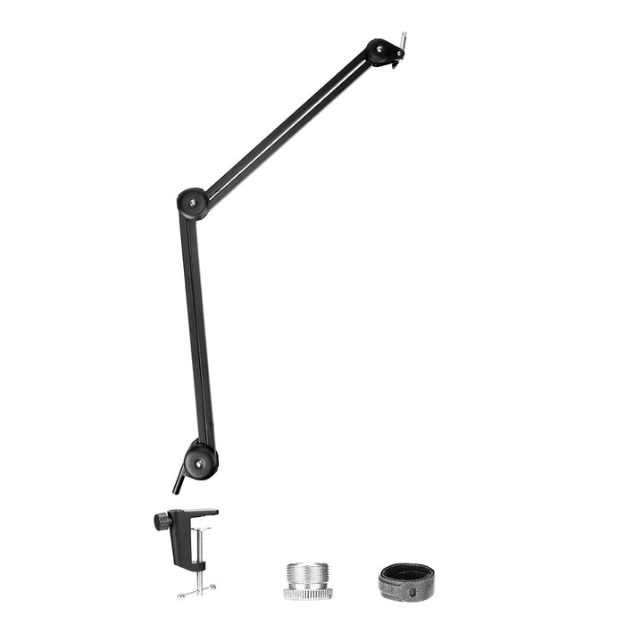 BOYA BY-BA20 adjustable desk microphone arm with shock absorption - black