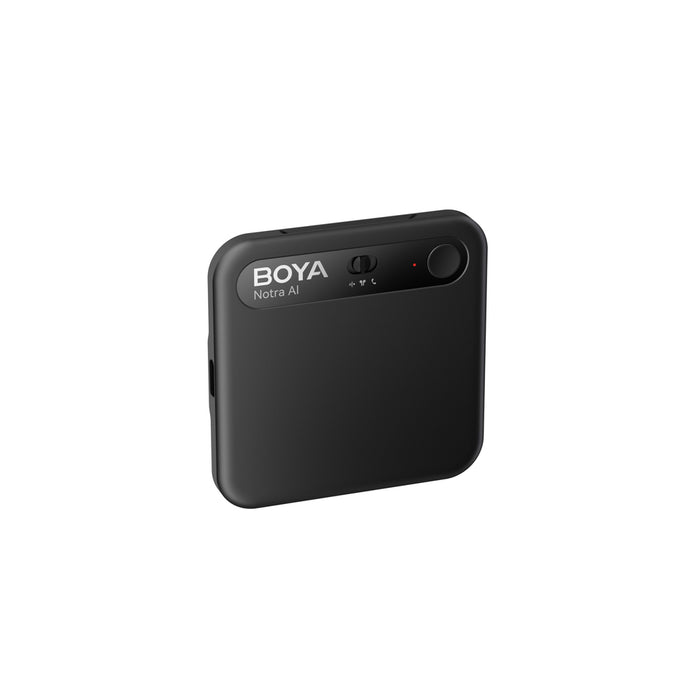 BOYA Notra Voice Recorder with AI Transcription - Black