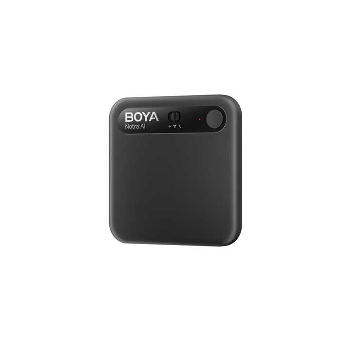 BOYA Notra Voice Recorder with AI Transcription - Black