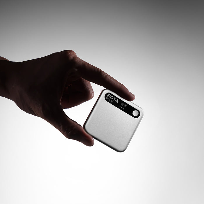 BOYA Notra Voice Recorder with AI Transcription - Silver
