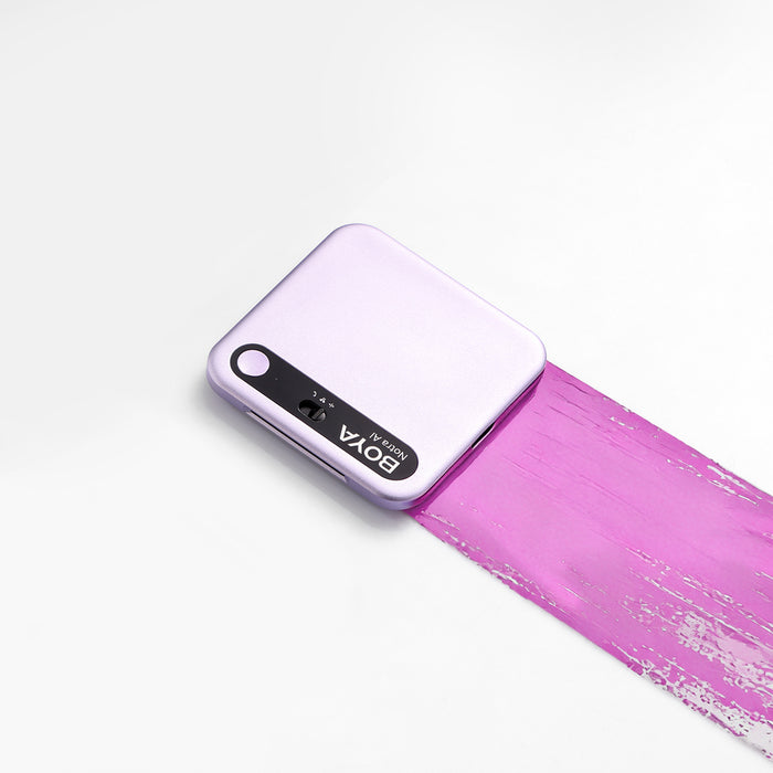 BOYA Notra Voice Recorder with AI Transcription - Purple