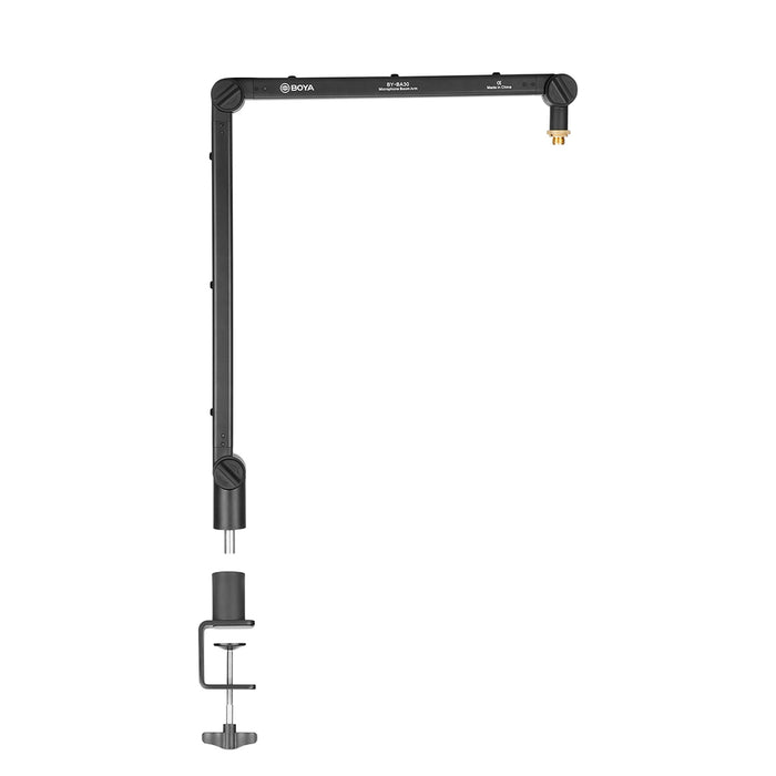 Boya BY-BA30 Desktop Microphone Arm with Hidden Cable Management - Black