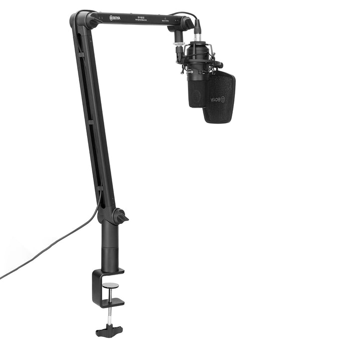 Boya BY-BA30 Desktop Microphone Arm with Hidden Cable Management - Black